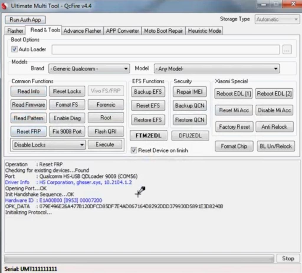 UMT Pro / QcFire