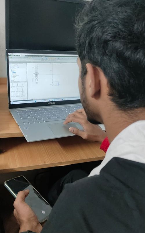 CAD drawing techniques training course at e-careerpluz in Madurai