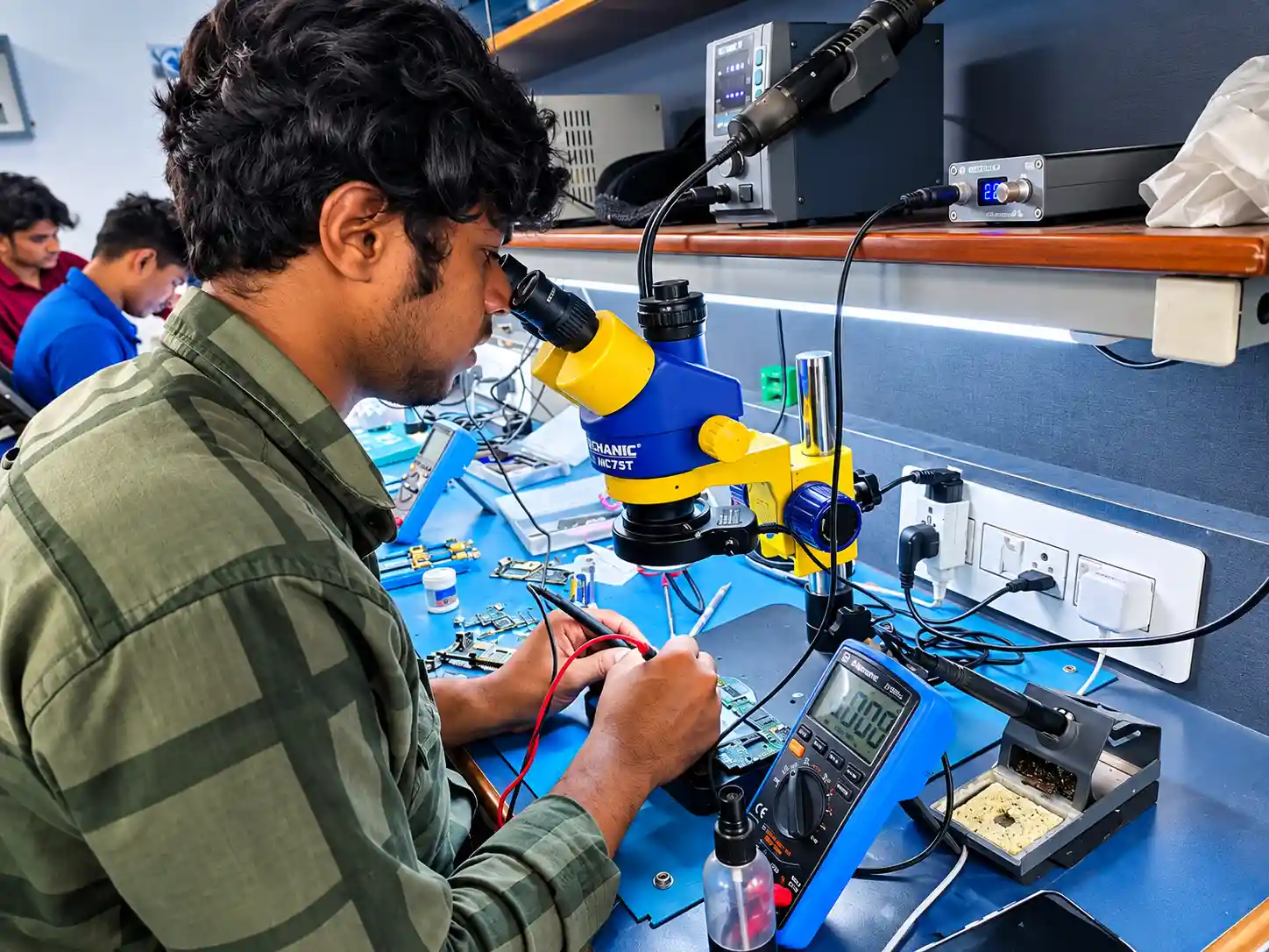 Android motherboard chip-level repair course visual